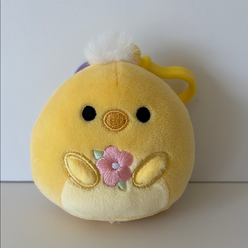 Triston the Easter Chick clip- on Squishmallows
